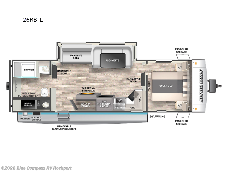 Used 2023 Forest River Cherokee Alpha Wolf 26RB-L available in Rockport, Texas