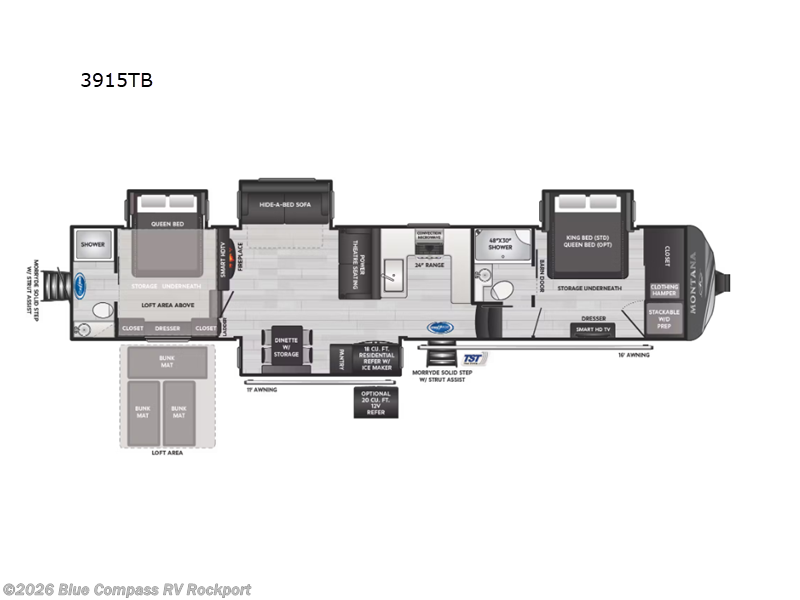 Used 2025 Keystone Montana 3915TB available in Rockport, Texas