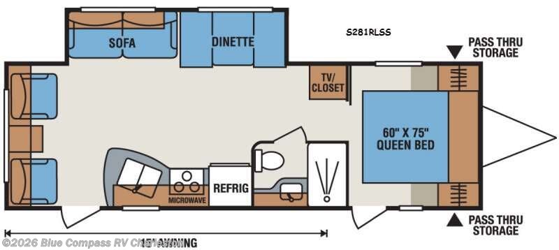 Used 2016 K-Z Sportsmen Show Stopper S281RLSS available in Ladson, South Carolina
