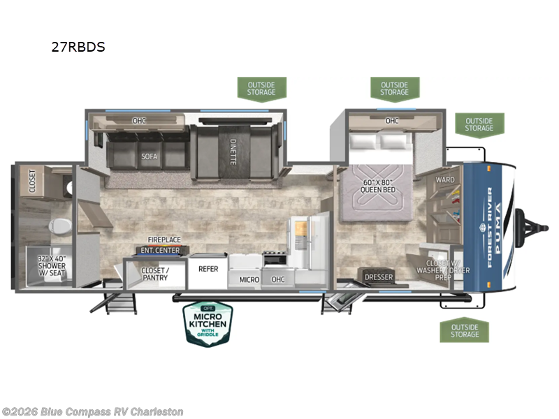 Used 2025 Palomino Puma 27RBDS available in Ladson, South Carolina