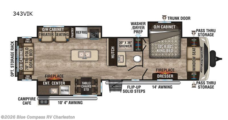 Used 2019 Venture RV SportTrek Touring Edition 343VIK available in Ladson, South Carolina
