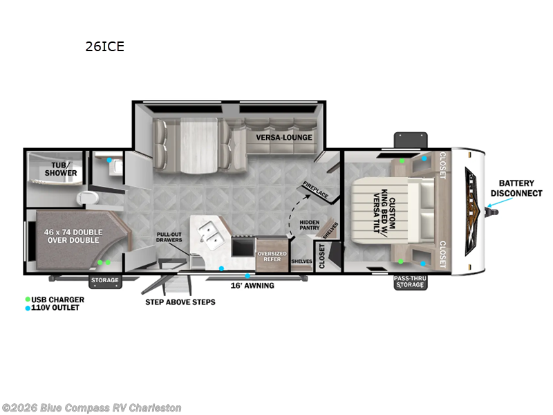 Used 2024 Forest River Wildwood X-Lite 26ICE available in Ladson, South Carolina
