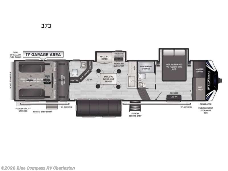 Used 2021 Keystone Fuzion 373 available in Ladson, South Carolina