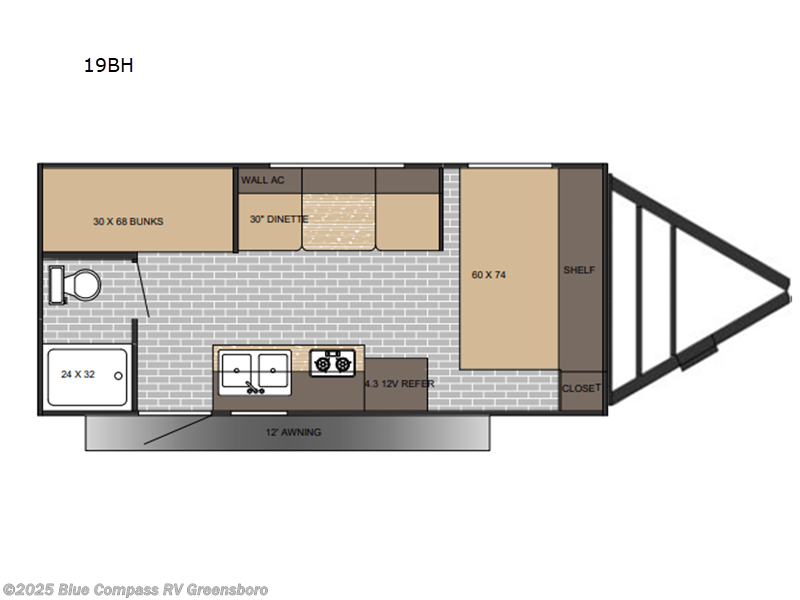Used 2024 Sunset Park RV Sun Lite LTD 19BH available in Colfax, North Carolina