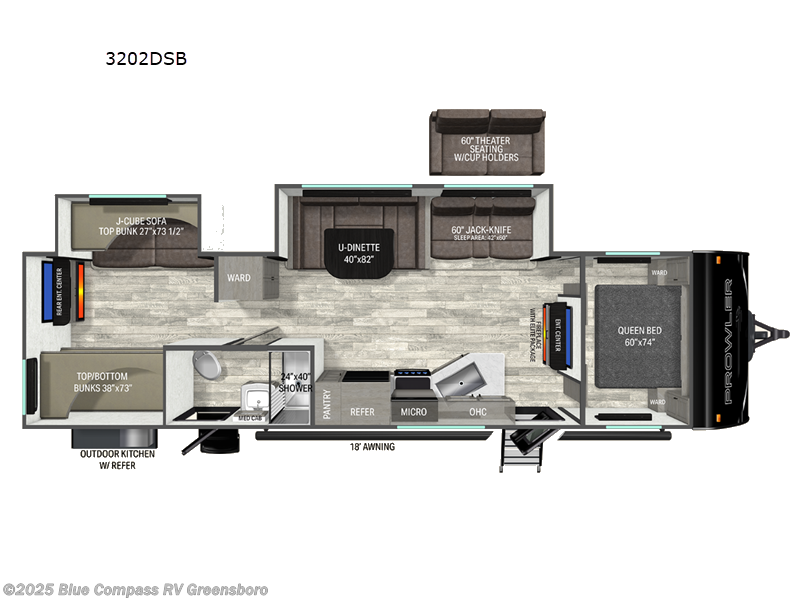 New 2026 Heartland Prowler 3202DSB available in Colfax, North Carolina