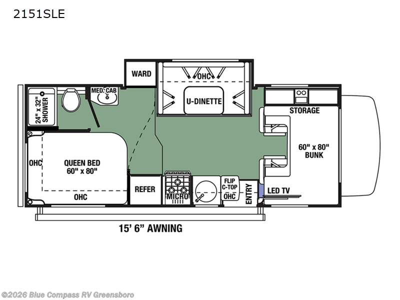 Used 2022 Forest River Forester LE 2151SLE Chevy available in Colfax, North Carolina