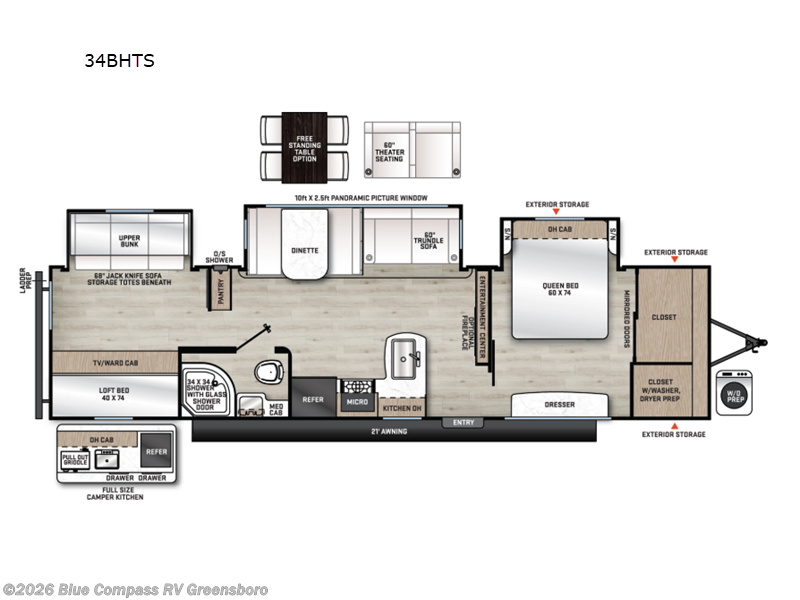 New 2026 Forest River Aurora 34BHTS available in Colfax, North Carolina