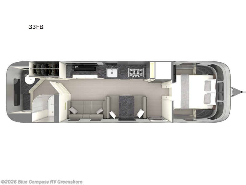 New 2026  Airstream Classic 33FB by Airstream from Blue Compass RV Greensboro in Colfax, NC