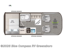 Used 2022 Thor Motor Coach Sanctuary 19L available in Colfax, North Carolina
