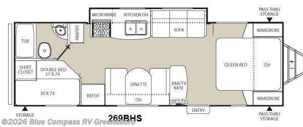 Used 2013 Coachmen Freedom Express LTZ 269BHS available in Colfax, North Carolina