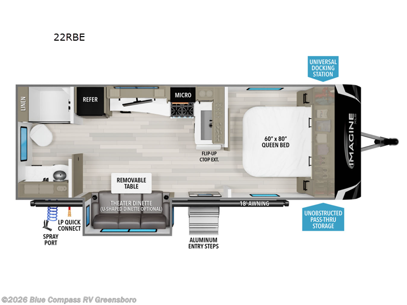 Used 2024 Grand Design Imagine XLS 22RBE available in Colfax, North Carolina