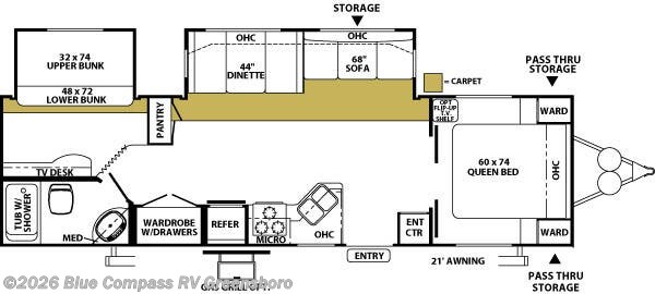 Used 2006 Forest River Wildwood LE 30BHBS LE available in Colfax, North Carolina