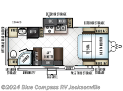 Used 2018 Forest River Rockwood Mini Lite 2304KS available in Jacksonville, Florida