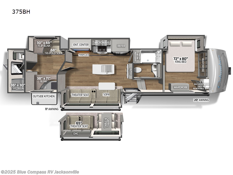 Used 2023 Palomino Columbus 375BH available in Jacksonville, Florida