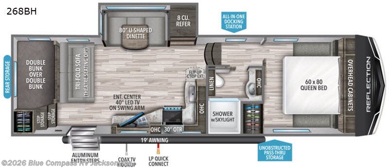 Used 2020 Grand Design Reflection 150 Series 268BH available in Jacksonville, Florida
