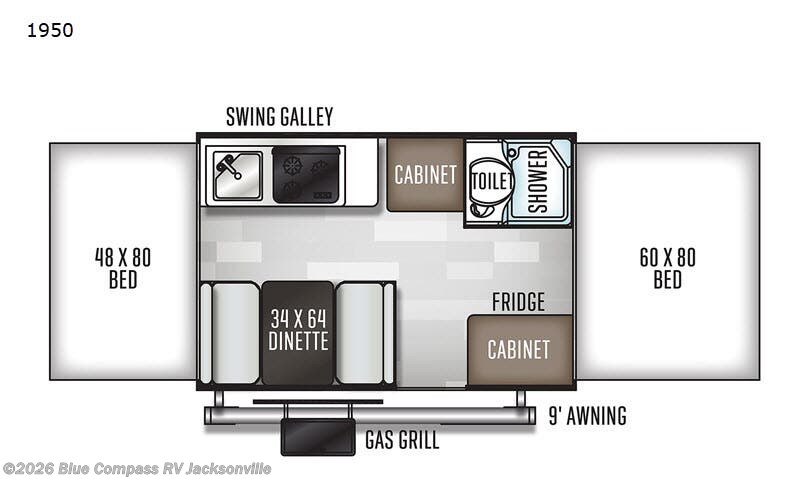 Used 2020 Forest River Rockwood Freedom Series 1950 available in Jacksonville, Florida