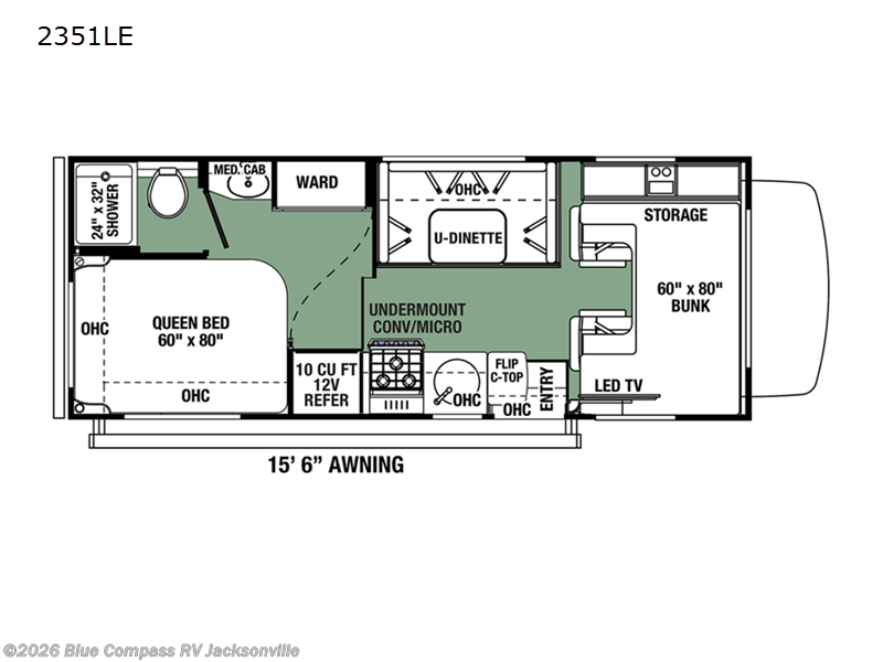 Used 2022 Forest River Forester LE 2351LE Chevy available in Jacksonville, Florida