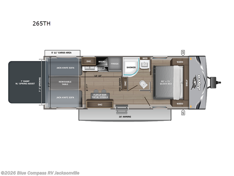 New 2027 Jayco Jay Flight 265TH available in Jacksonville, Florida