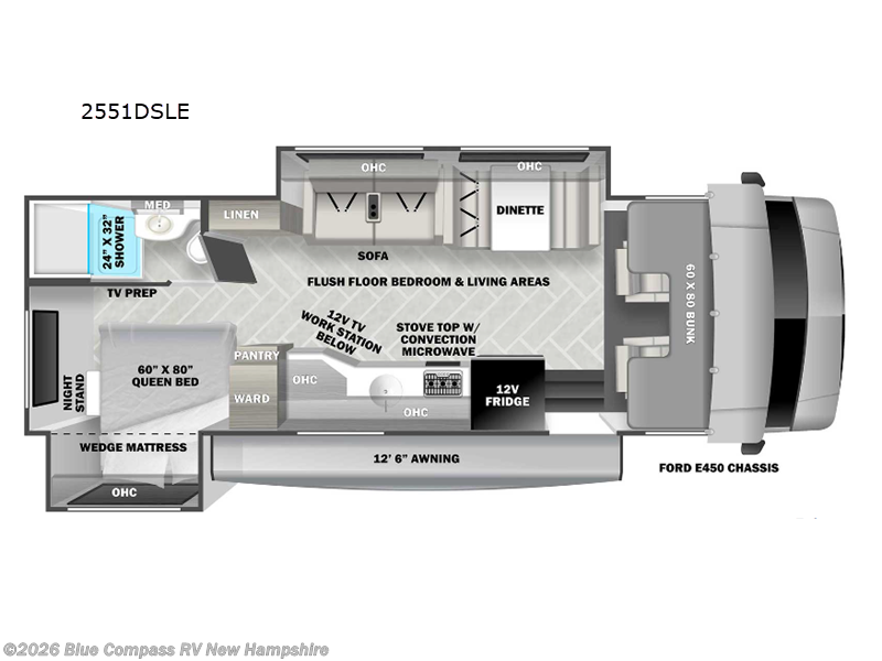 Used 2024 Forest River Forester LE 2551DSLE Ford available in Epsom, New Hampshire