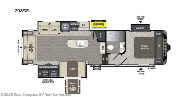 Used 2020  Keystone Laredo Super Lite 298SRL by Keystone from Blue Compass RV New Hampshire in Epsom, NH