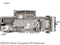 Used 2022 Forest River Salem 26DBUD available in East Montpelier, Vermont