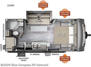 Used 2023 Forest River Rockwood Mini Lite 2109S available in East Montpelier, Vermont