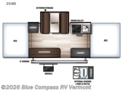 Used 2022 Forest River Rockwood Freedom Series 2318G available in East Montpelier, Vermont