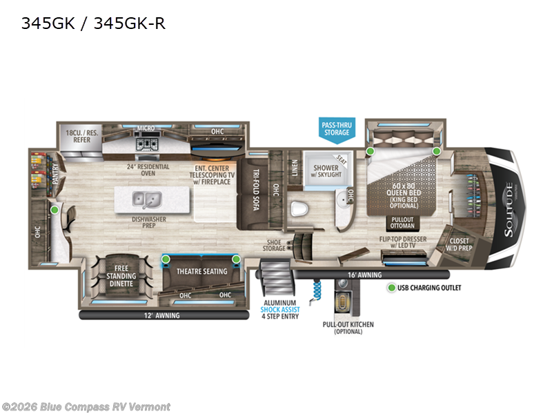 Used 2022 Grand Design Solitude 345GK available in East Montpelier, Vermont