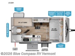 New 2027 Grand Design Transcend One 151BH available in East Montpelier, Vermont
