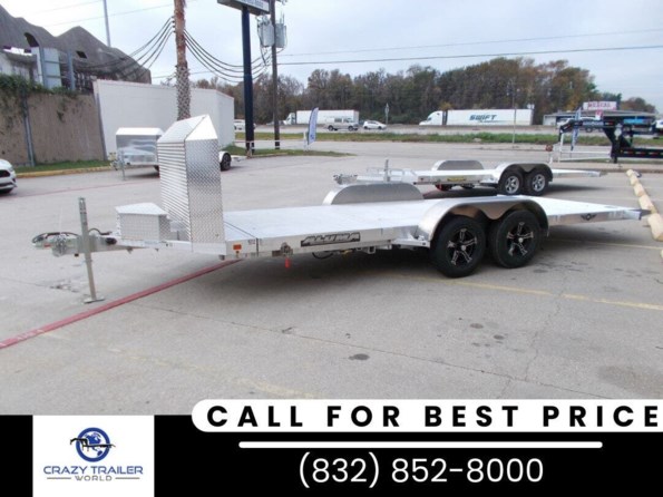 2024 Aluma 8218ANV-TILT-TA 18' Tilt Aluminum Car Hauler Trailer available in Houston, TX