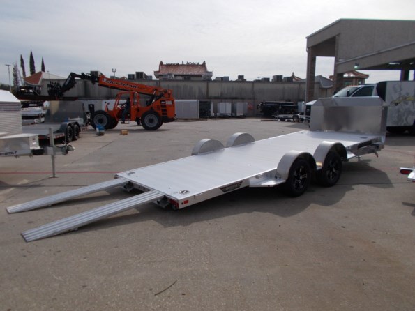 2024 Aluma 8218LP-Tilt 18' Aluminum Tilt Car Hauler Trailer available in Houston, TX