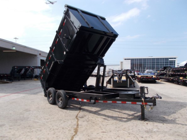 2024 DP Platinum Star 83X14x4 Heavy Duty High Side Dump Trailer 14K GVWR available in Houston, TX