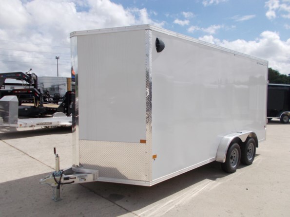 2024 Stealth 7.4X16 Extra Tall Aluminum Enclosed Cargo Trailer available in Houston, TX
