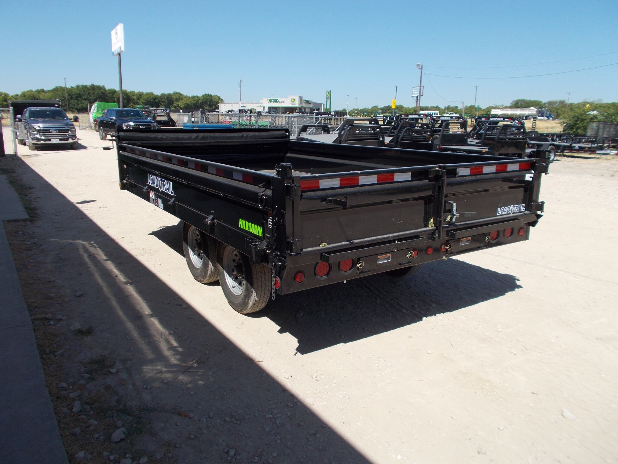 8x14 Dump Trailer for sale New Load Trail 96X14 Deckover Dump Trailer