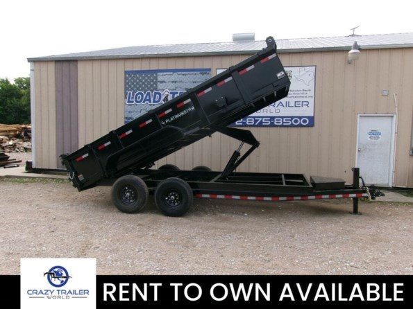 2023 DP Platinum Star 83X16x2 Heavy Duty High Side Dump Trailer 14K GVWR available in Ennis, TX