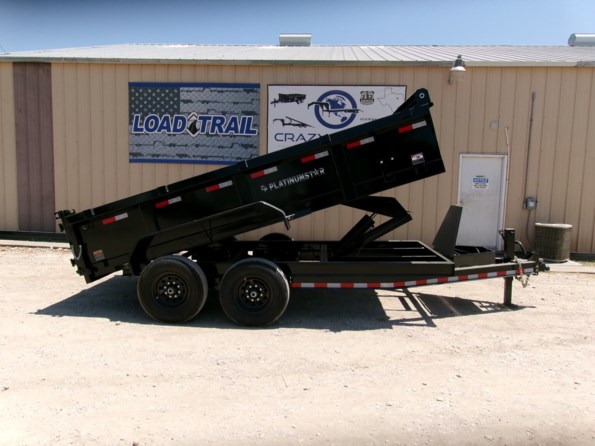 2023 DP Platinum Star 83X14x2 Heavy Duty High Side Dump Trailer 14K GVWR available in Ennis, TX