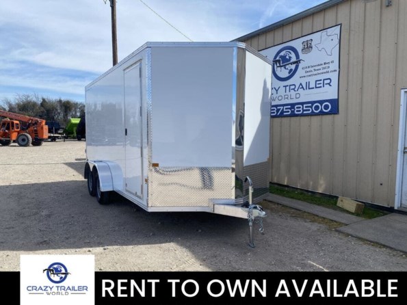 2024 Stealth 7.4X16 Extra Tall All Aluminum Enclosed Trailer available in Ennis, TX
