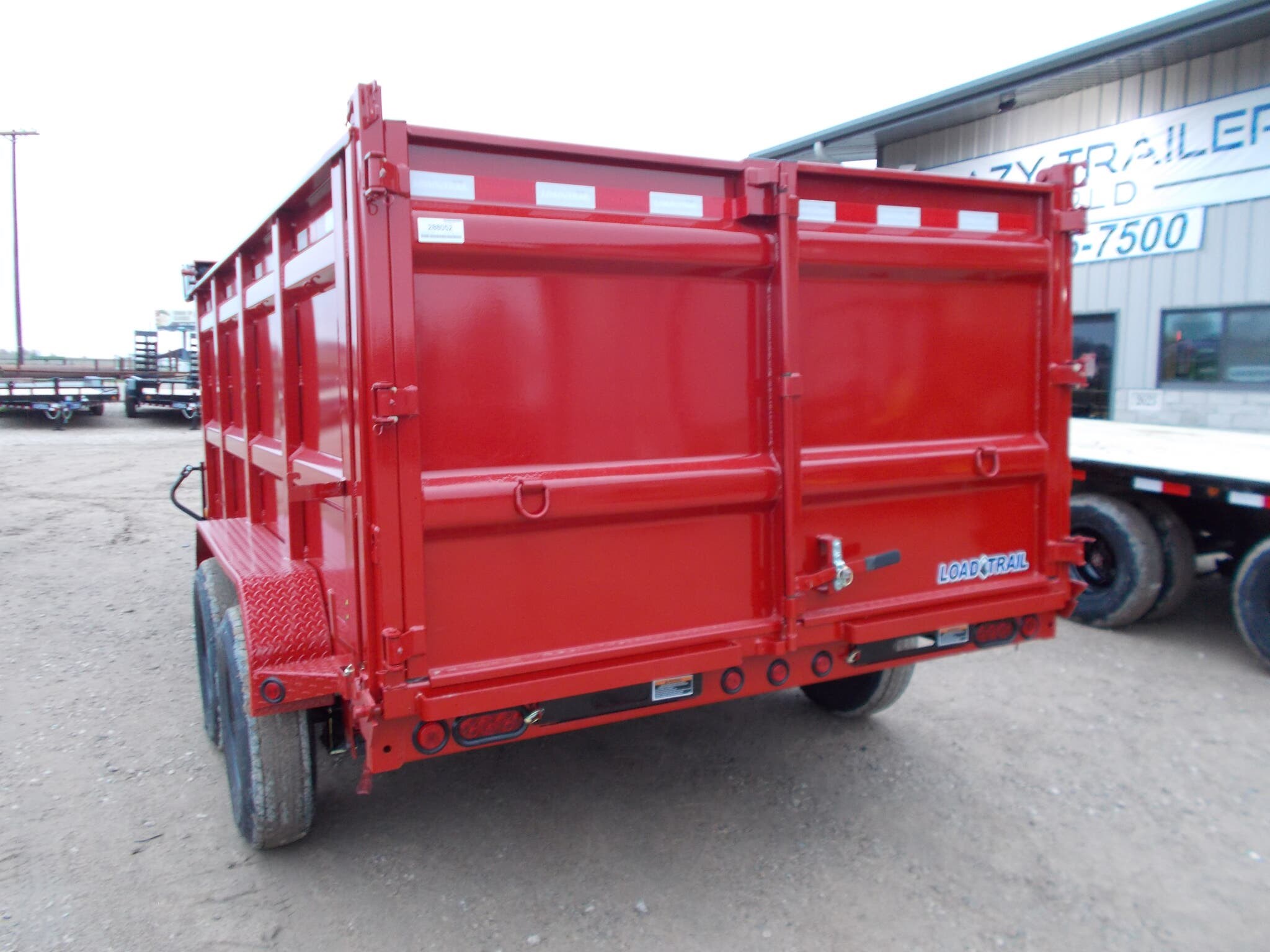 6x14 Dump Trailer for sale New Load Trail 83X14 Tall Side Gooseneck