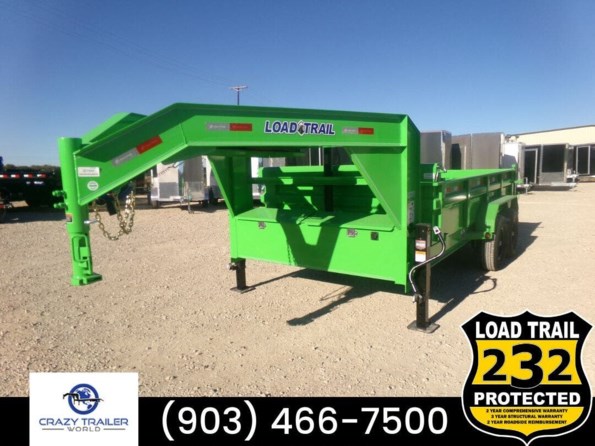 2024 Load Trail DG 83X14 Gooseneck Dump Trailer 14K GVWR available in Greenville, TX