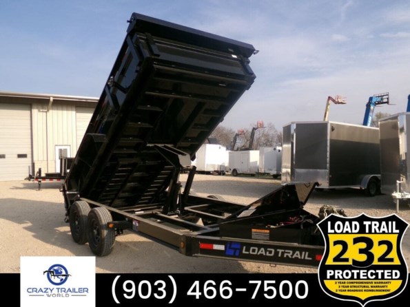 2024 Load Trail DL 83X14x2 Heavy Duty Dump Trailer 14K GVWR available in Greenville, TX