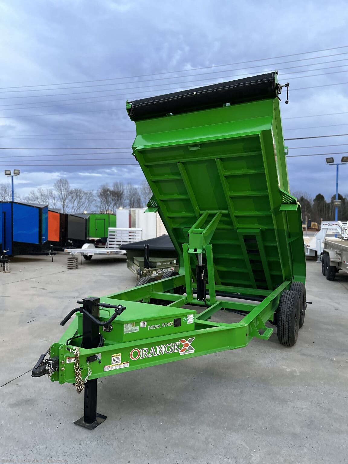 7x12 Dump Trailer For Sale New Rawmaxx Trailers 7x12 7 Ton 14k Dump