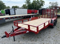 2023 Rice Trailers 82" wide x 16' long Premium Tandem Axle Utility