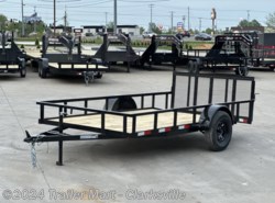 2023 Piggyback MetalWorks 6'10" wide x 12' open utility trailer single axle
