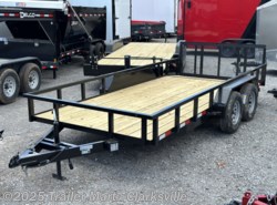 2023 Piggyback MetalWorks 16' Open Utility Trailer Price Leader 6'10" wide
