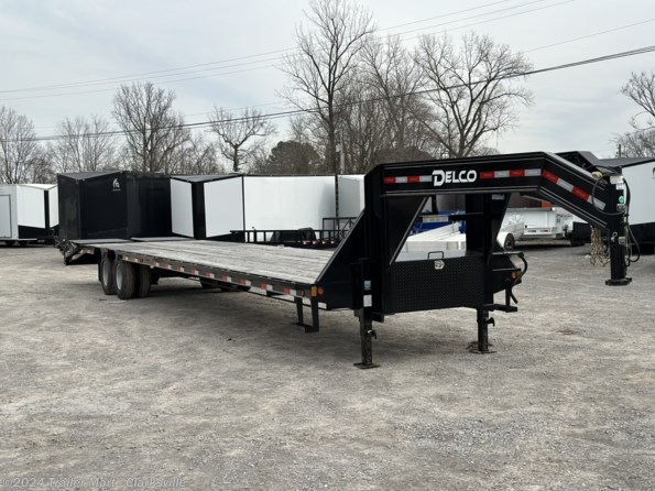 2023 Delco 35+5 25GN Flatbed Gooseneck Trailer available in Clarksville, TN
