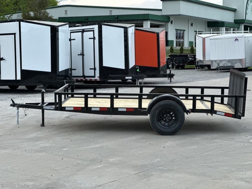 7x10 Utility Trailer for sale | New Piggyback MetalWorks 7' wide x 10 ...