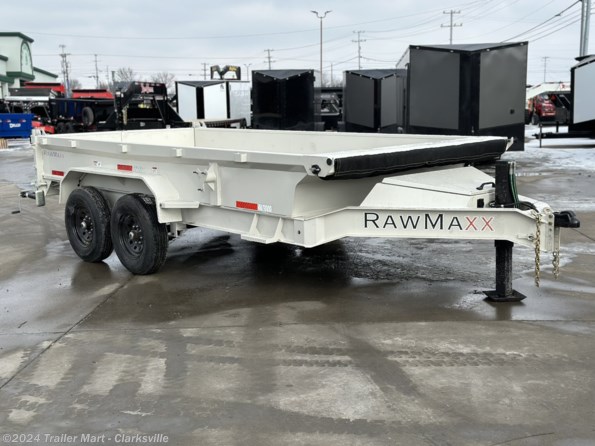 2024 RawMaxx 7x14 7Ton Dump Trailer W/ Hydraulic Jack available in Clarksville, TN