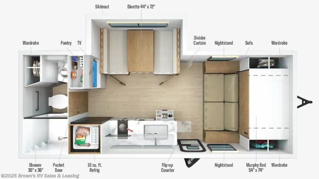 New 2026 Winnebago Micro Minnie 2108DS available in Guttenberg, Iowa