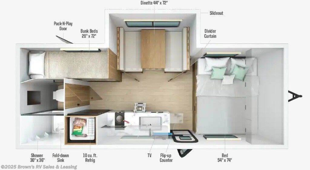 New 2026 Winnebago Micro Minnie 2100BH available in Guttenberg, Iowa