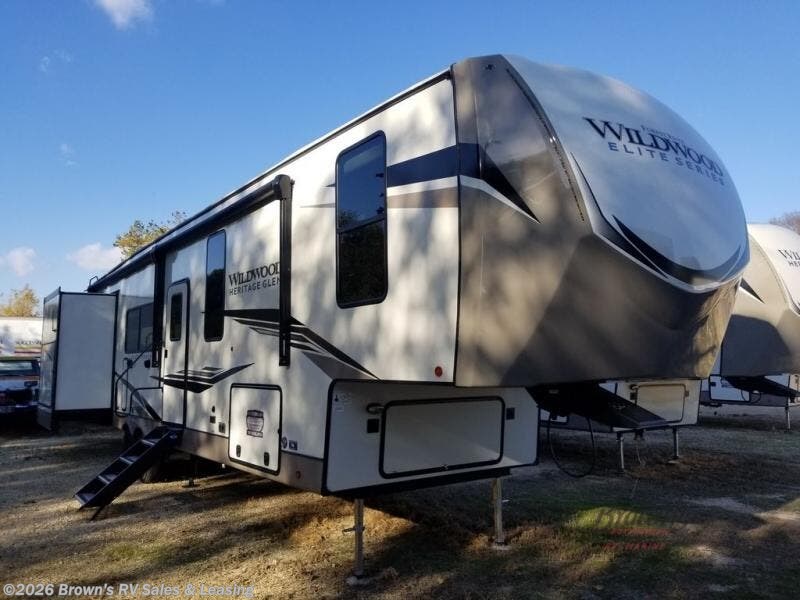 New 2024 Forest River Wildwood Heritage Glen Elite Series 35RE available in Guttenberg, Iowa